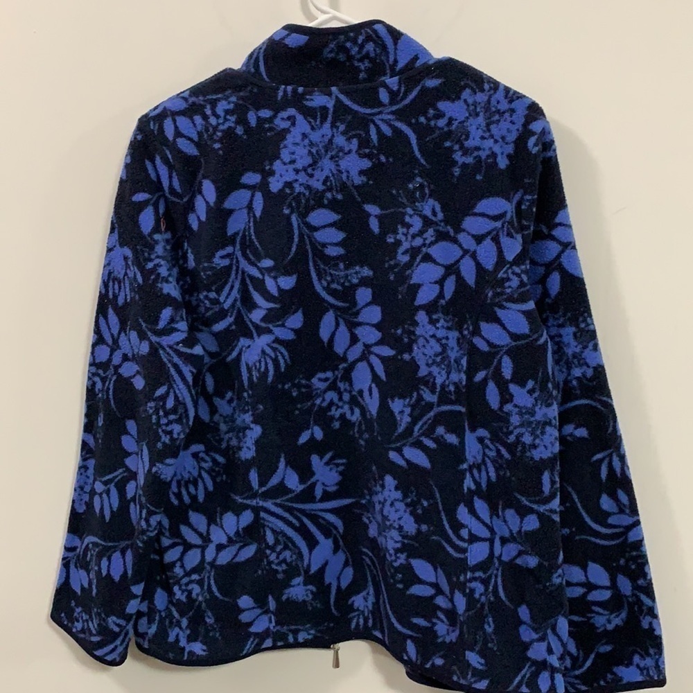 Women’s Karen Scott Blue & Black jacket Size Med - Picture 3 of 7